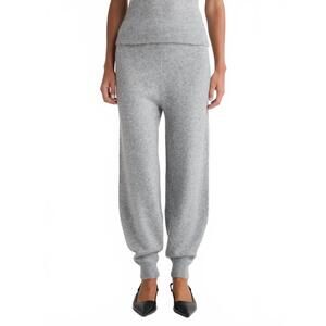 NEW W. CASHMERE georgie cashmere sweatpant in flint gray